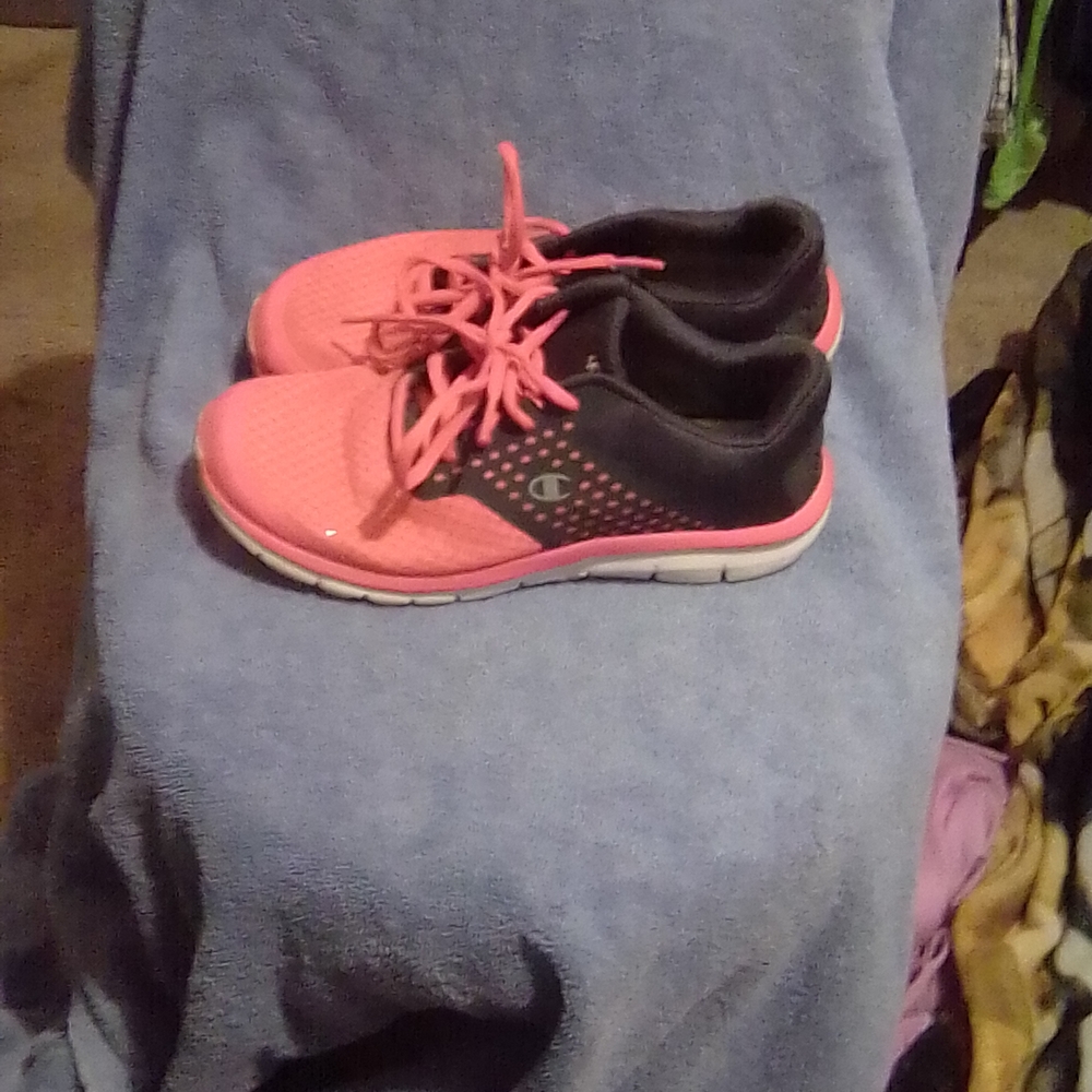 Champion Black and Pink Running Shoes